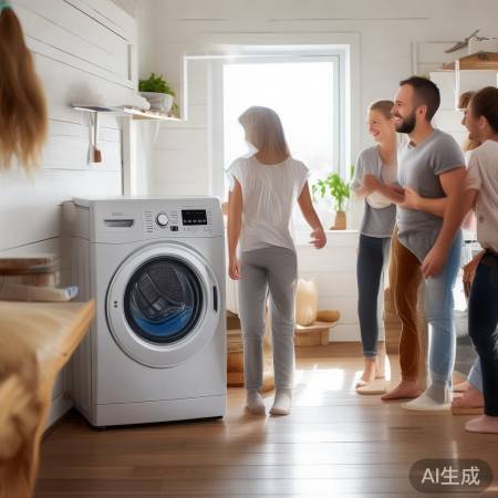 云米洗衣机报修中心教导%四口之家必备:滚筒洗衣机价格精选