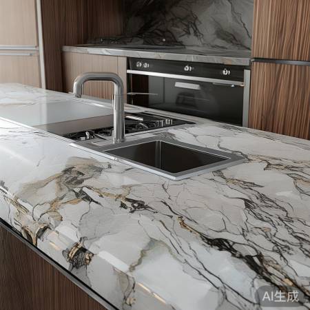 韩博集成灶全国官方客服热线解释【集成灶灶与石板材完美搭配，打造家居新风尚】