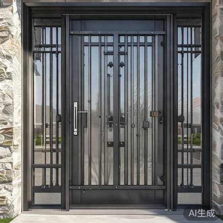 德盾防盗门总部各市维修热线分解：钢制格栅防盗门价格：性价比之选，守护家庭安全