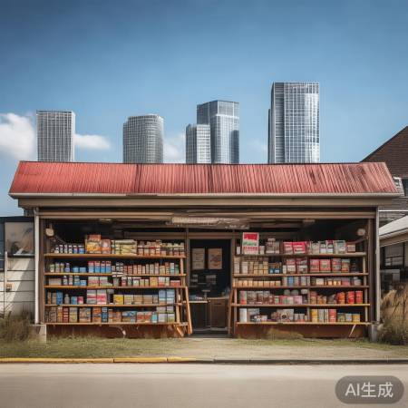 小卖部被超市取代，科技股泡沫破