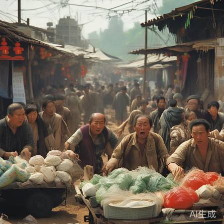 股市恐慌，股价跌如赶集