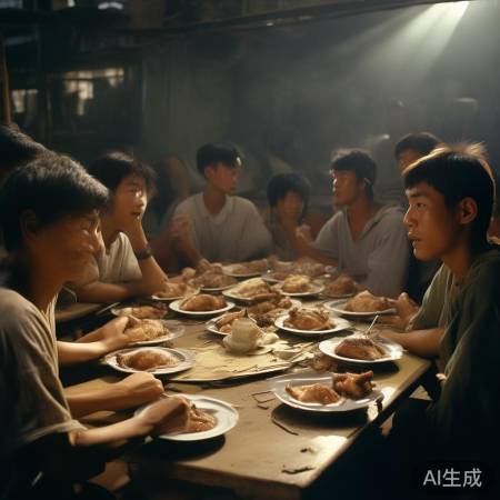 当年运动员节俭用餐