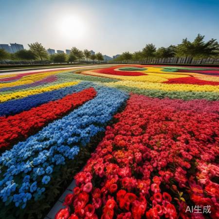 中山广场国旗坛，细节铸辉煌