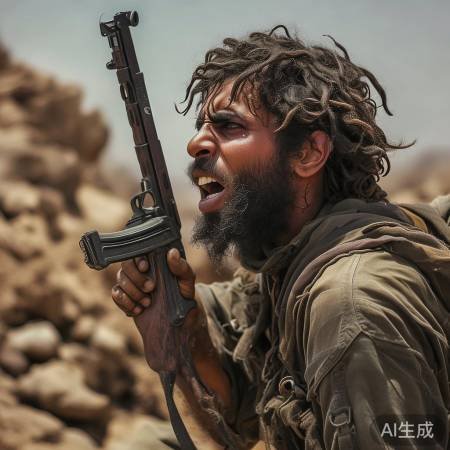 胡塞武装奇观：光脚唱歌单手压AK，揭秘真实战地生活