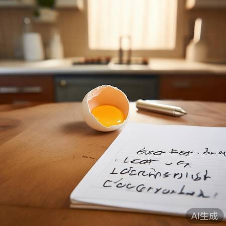 每日一蛋,适量蛋黄。