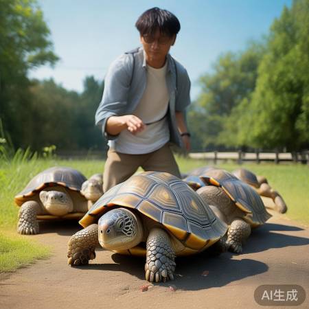 刘德华新片开机仪式现场惊现龟王遛龟？背后的原因令人惊讶！