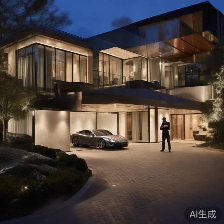 3000万豪宅地库出入口：揭秘隧道中的奢华秘密